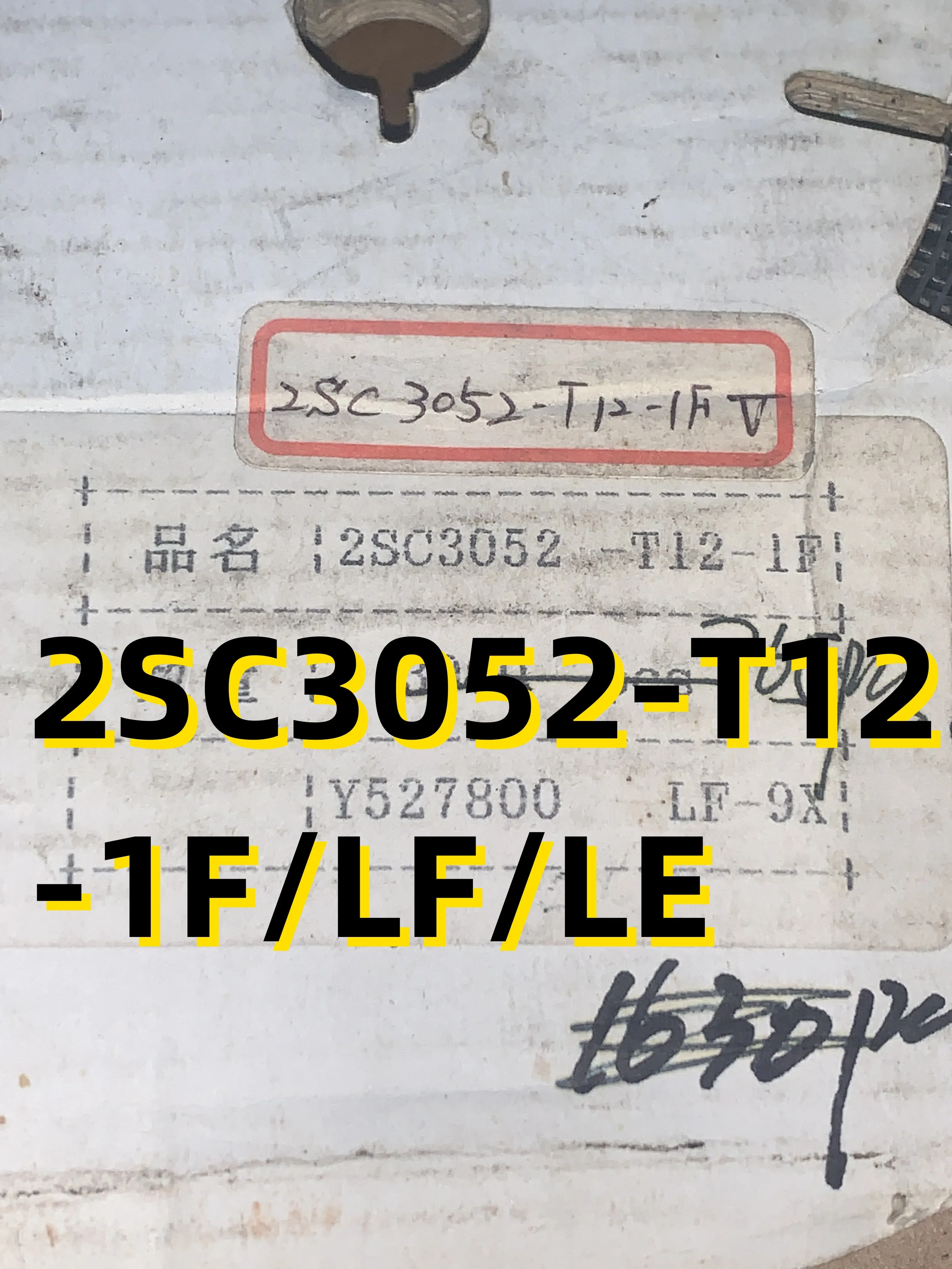 10 pezzi 2SC3052-T12-1F/LF/LE