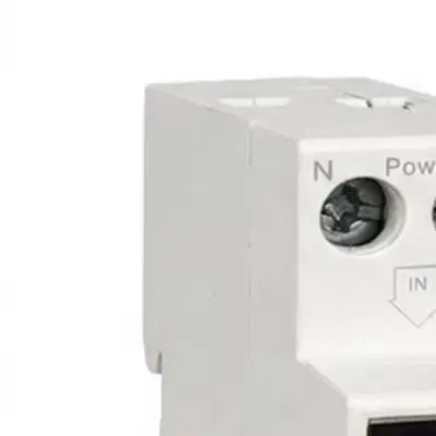 63A Electrical Protector with Dual Display for Voltage and Current Monitoring AC220V 110V For Overload Overvoltage Undervoltage