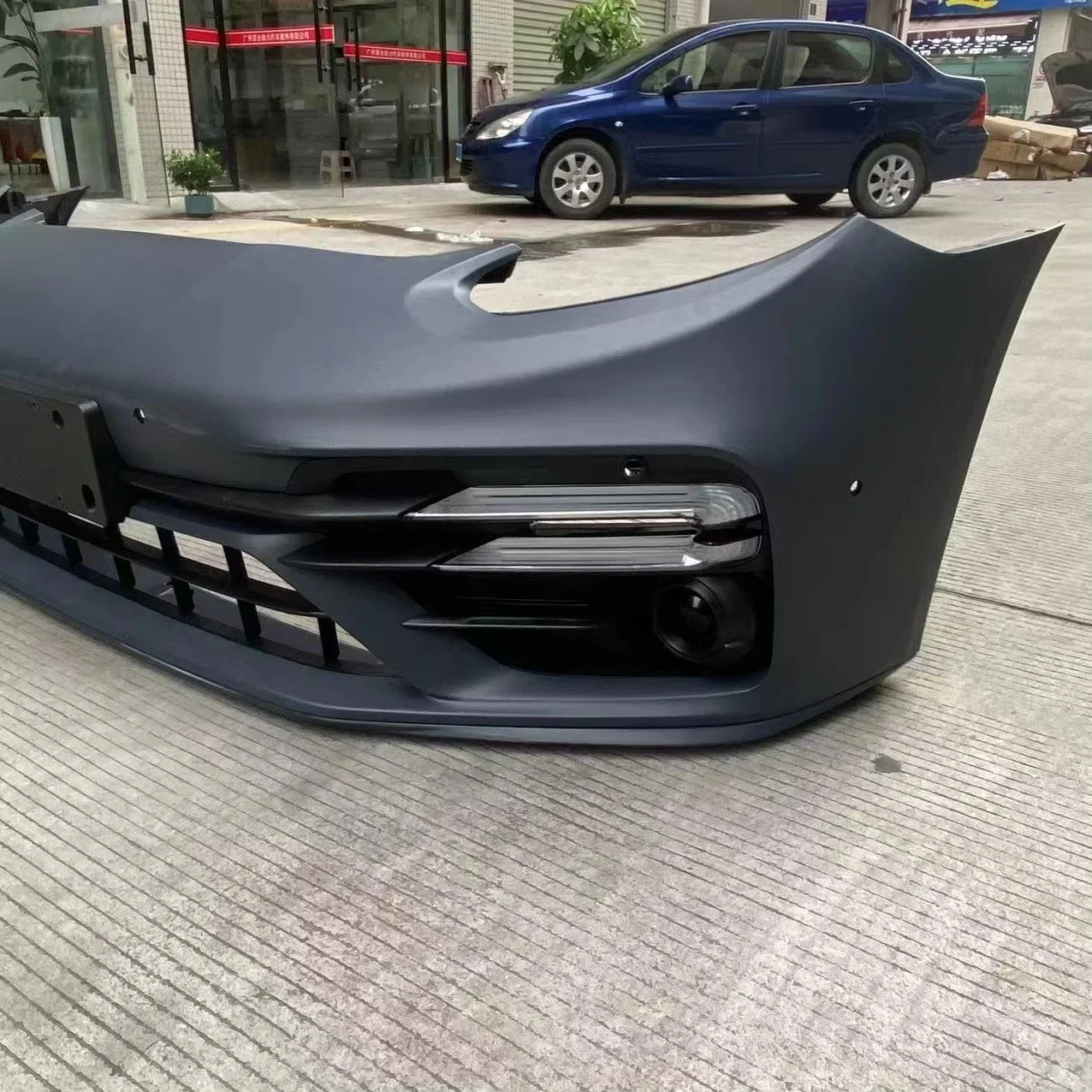 High Quality 971.1 Front Bumper Grille Kit for Cars Front Car Bumper Accessories 4