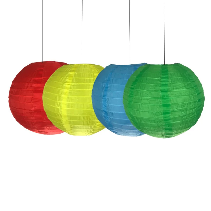 20–40 cm wasserdichte Stofflaterne für den Außenbereich, Weihnachtsfeier, Festival, Dekoration, Park im Freien, Camping, Party, Hängelaterne, 9 Farben – Detail 4