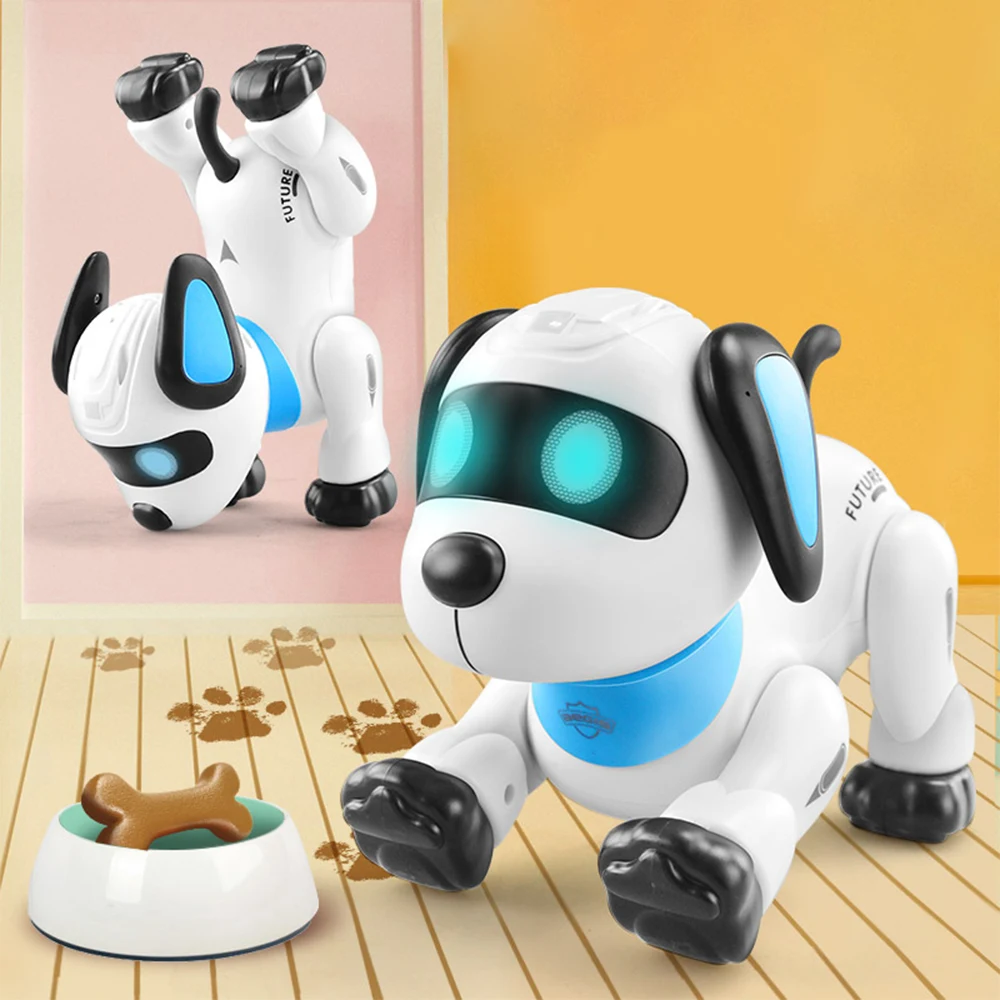 Rc Robot Electronic Dog Machine Bionic Intelligent Robot Dog Stunt Inverted Music Dancing Children Remote Control Toy Dog Pet