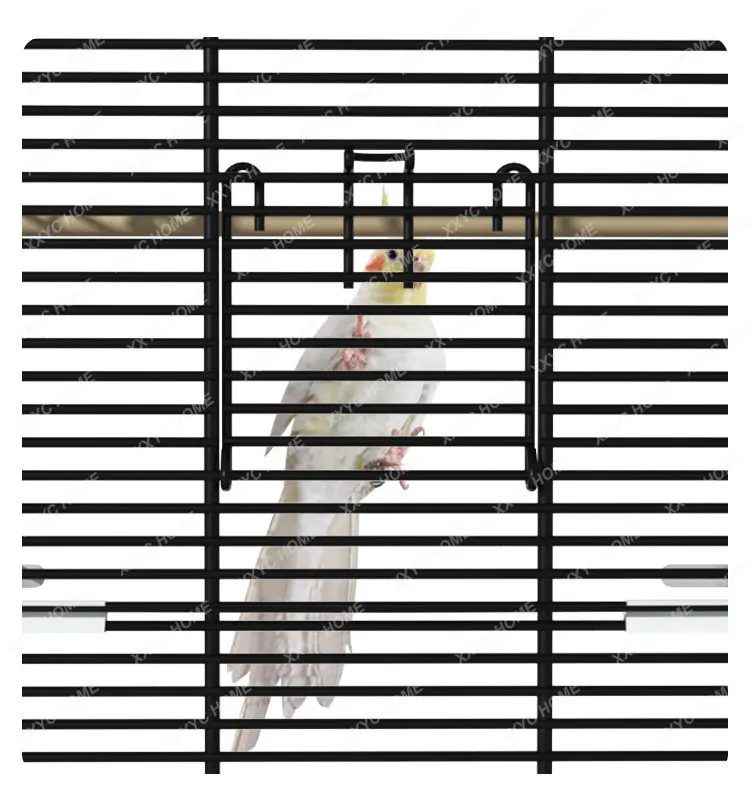 

Bird Cage Parrot Cage Household Large Acrylic Transparent Weft Threads Splash-Proof Xuanfeng Special Breeding Cage