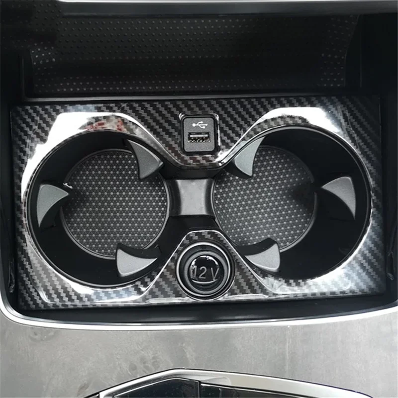 WELKINRY For BMW X5 G05 4th Generation 2019-2025 Front Car Console Water Bottle Cup Holder Cover Trim