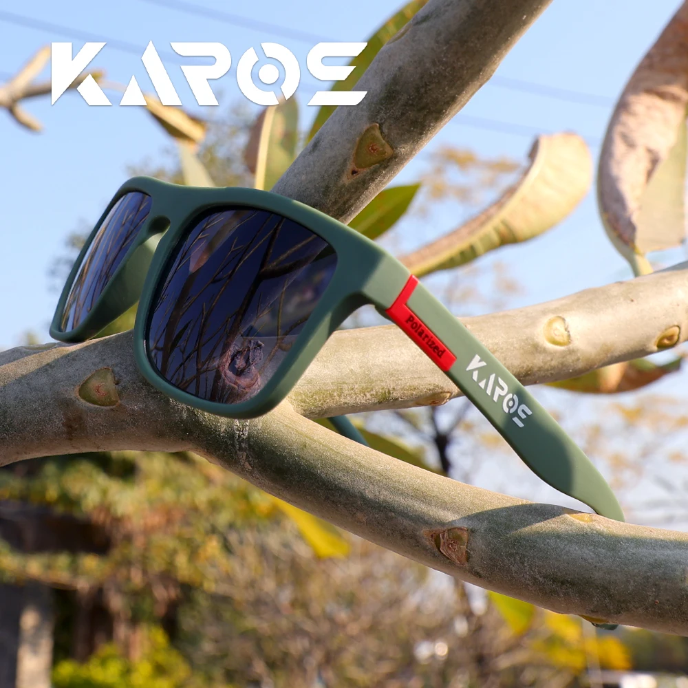 

KAROS Brand New UV400 Glasses Men Women Fishing Glasses Sun Goggles Camping Hiking Driving Eyewear Sport Sunglasses
