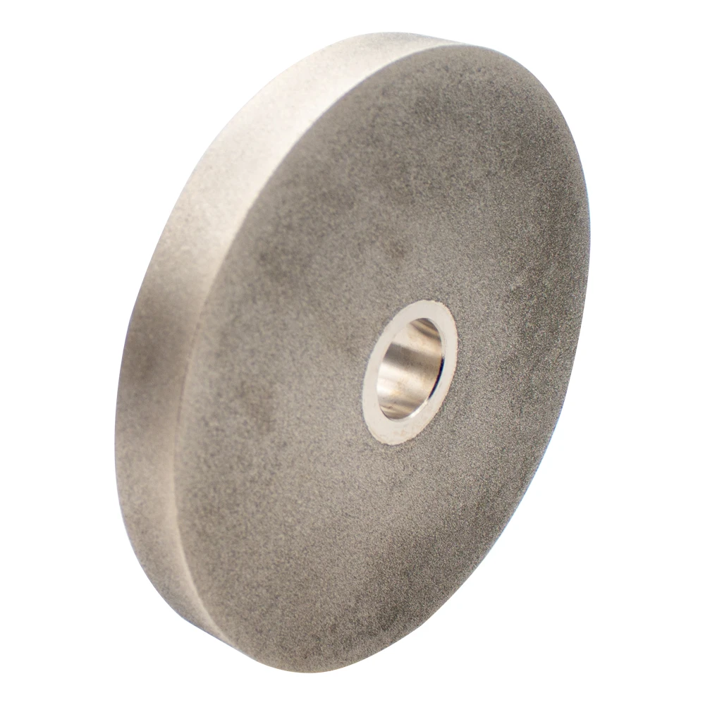 

8 Inch Plating Diamond Alloy Grinding Wheel Rough Jade Peeling Sanding Wheel Gem Facet Polishing Disc 200x25x32MM