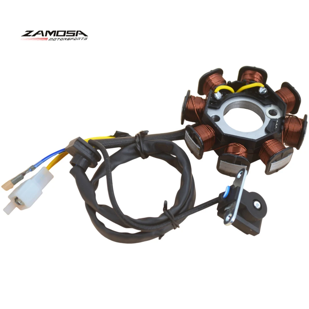 WH100 SCR 100 DC 8 pole Motorcycle stator Coil for Honda WH100 SCR 100 SCV 100 Lead 100 SCV 100 100cc Engine Spare Parts