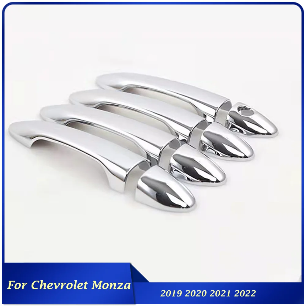 For Chevrolet Monza 2019 2020 2021 2022 Car Outer Side Door Handle Trims Cover Frame Sticker Auto Accessories