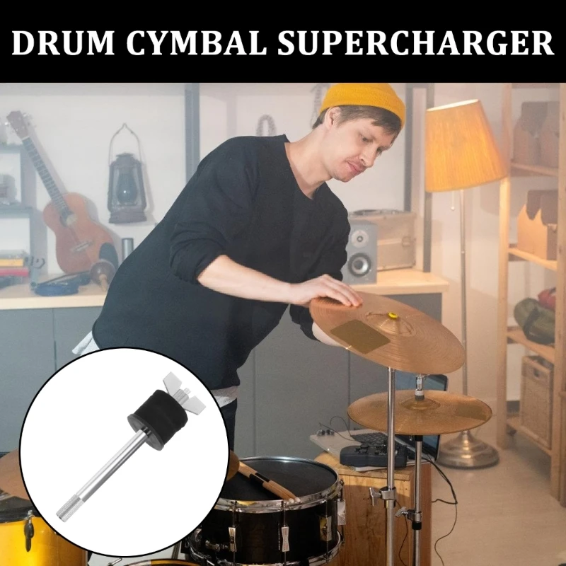 Cymbal Stacker ATTACHMENT โลหะ Cymbal Holder กลองติดตั้งอุปกรณ์เสริม Dropship