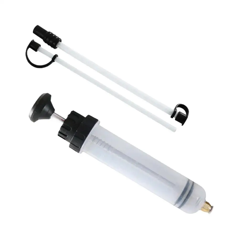 Car Oil Fluid Extractor Auto Oil Change Syringe With Filler Manual Oil & Evacuator Hose Fluid Suction Pump Change Fuel Z1B2