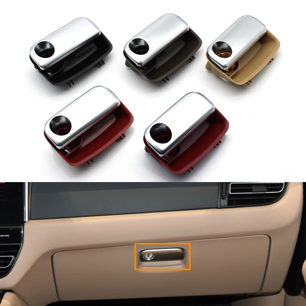 Dashboard Glove Box Switch Toolbox Lock Cover Panel For Porsche Macan 95B Cayman 981 982 Panamera 970 Carrera 991 Boxster