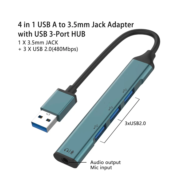 Extension Cable PC Laptop Adapter Game usb hub dock station Splitter Adapter USB converter Splitter box Multi-function Docking