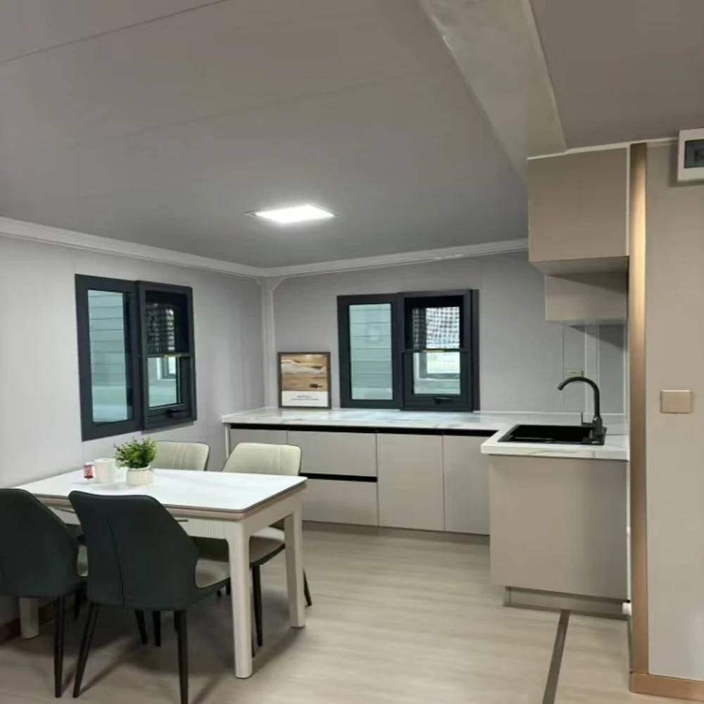 منزل قابل للطي 2026 مع منزل لوحة Sunny Mobile Prefabricated، 20/40 قدم مع غرفة نوم