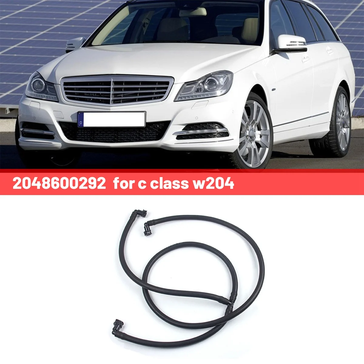 2048600292 A2048600292 Headlight Washer Hose Spray Hose Auto for C Class W204