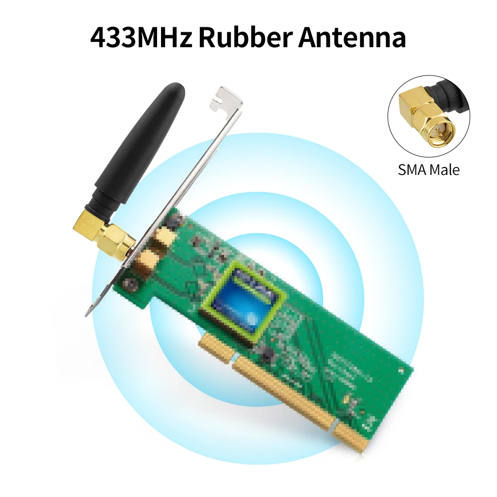 433 MHz Antenne 3 dBi SMA-Stecker Antenne 433 MHz IOT-Richtantenne 433 m + 15 cm RP-SMA auf I-P-E-X1 1,13 Pigtail-Kabel – Detail 4