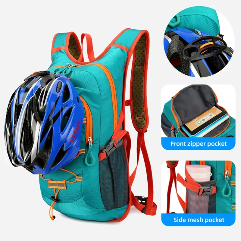 10L Cycling Bag Mountaineering Hiking Climbing Sport Riding Hydration Shoulder MTB Backpack Bike Motorcycle Travel Equipment