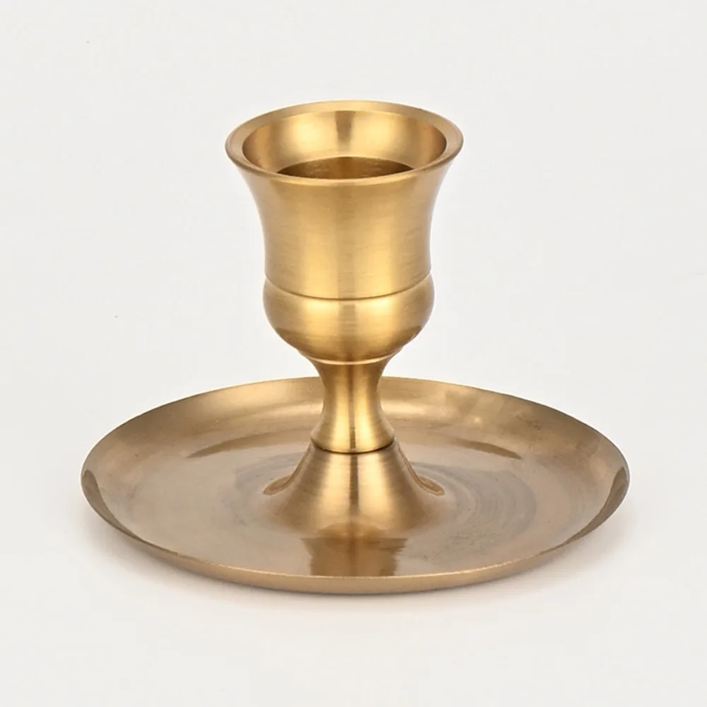New Matte Black Candlestick Holder Short Height Vintage Style Candle Holder Decor Candlestick Decor Wedding Table Decoration