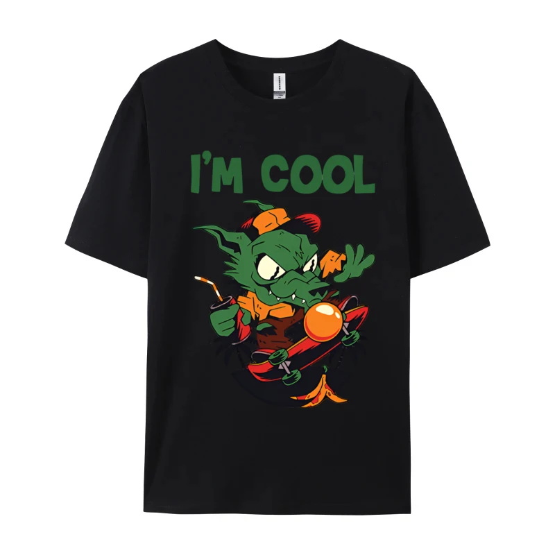 Im Cool Childrens Wolf Skateboard T-Shirt Latest Youth Tshirts Cotton Tops Skateboard Lovers T Shirt Unique