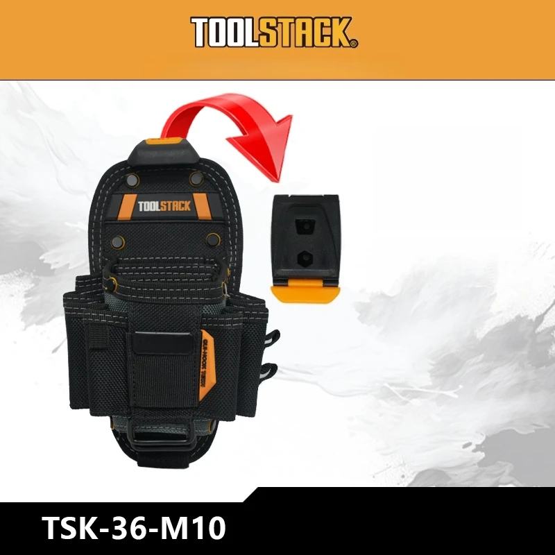 TOOLSTACK Mechaniker-Tasche mit Mehrfachfächern für Zangen und Schraubendreher, Schnell Aufhängbare, Verschleißfeste Werkzeugtasche für Elektriker – Detail 9
