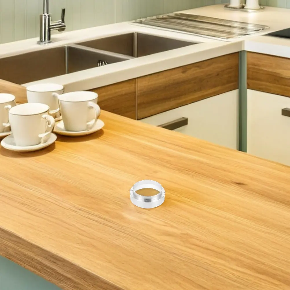 

Stainless Steel Coffee Machine Accessory Coffee Powder Dosing Funnel Ring 51mm Precision Espresso Grounds Leveling Tool