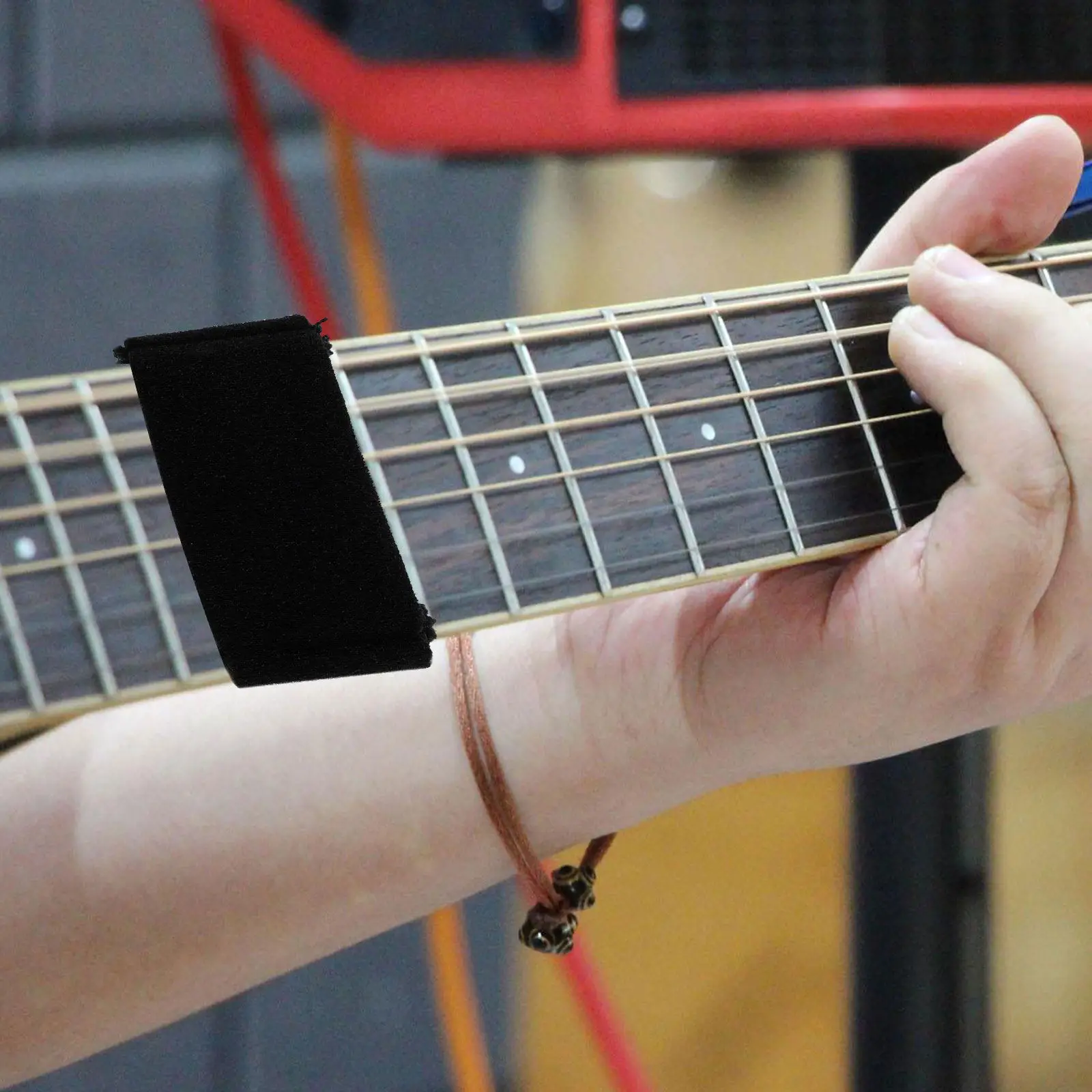 1Pcs Guitar String Mute Belt Muting Strap for Electric Bass Acoustic Guitar Fine Workmanship Comfortable Touch Resonance