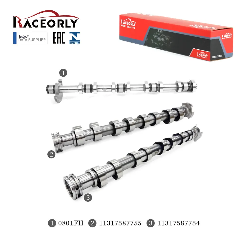 RACEORLY 3pcs Camshaft & Eccentric Shaft Set For MINI Cooper 1.6L N12B16A N16B16