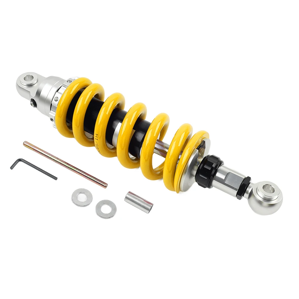 Motorcycle 320mm Shock Suspension Absorber 13mm Spring For Universal For Kawasaki For Suzuki For Yamaha Aluminum Yellow