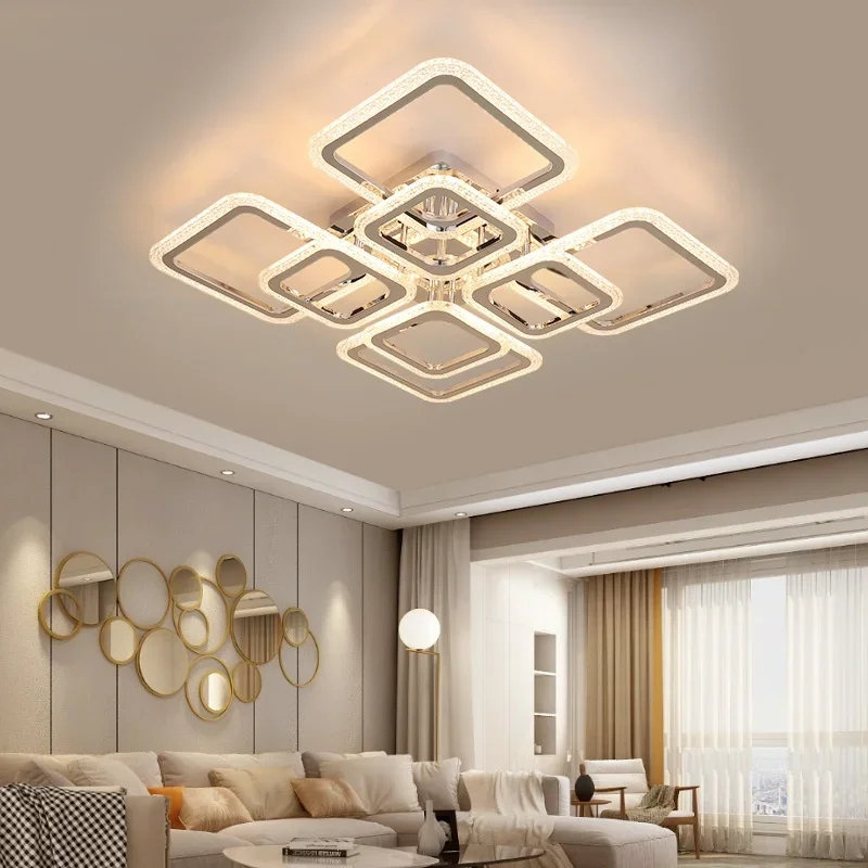 

Modern LED Chandelier Surface Mount Ceiling Lamp For Living Room Bedroom Kitchen Home Indoor Lighting Lustre Lamparas Chandelier