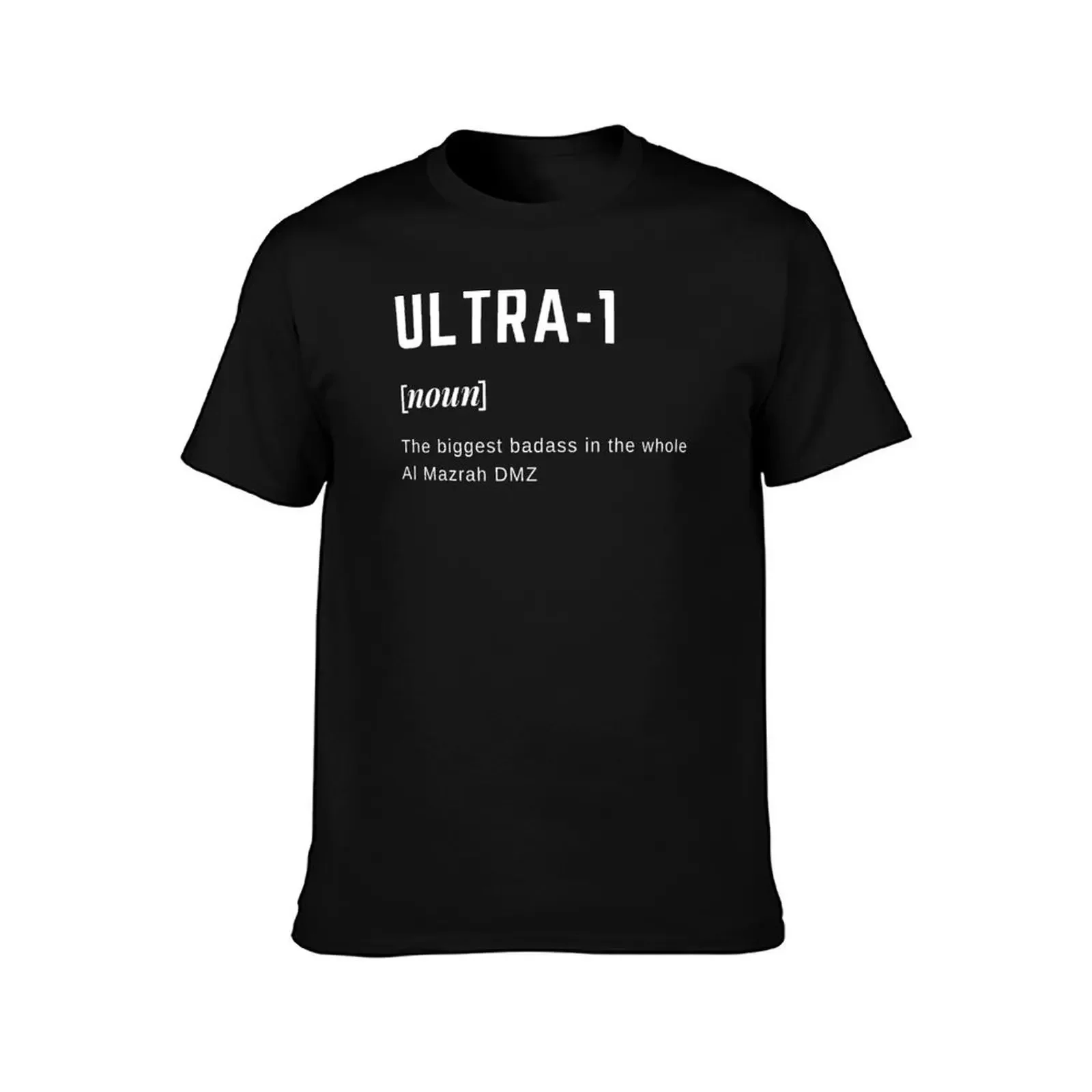 Warzone 2.0 DMZ - Ultra-1 The biggest badass in the whole Al Mazrah DMZ T-Shirt shirts graphic tee mens t shirts pack