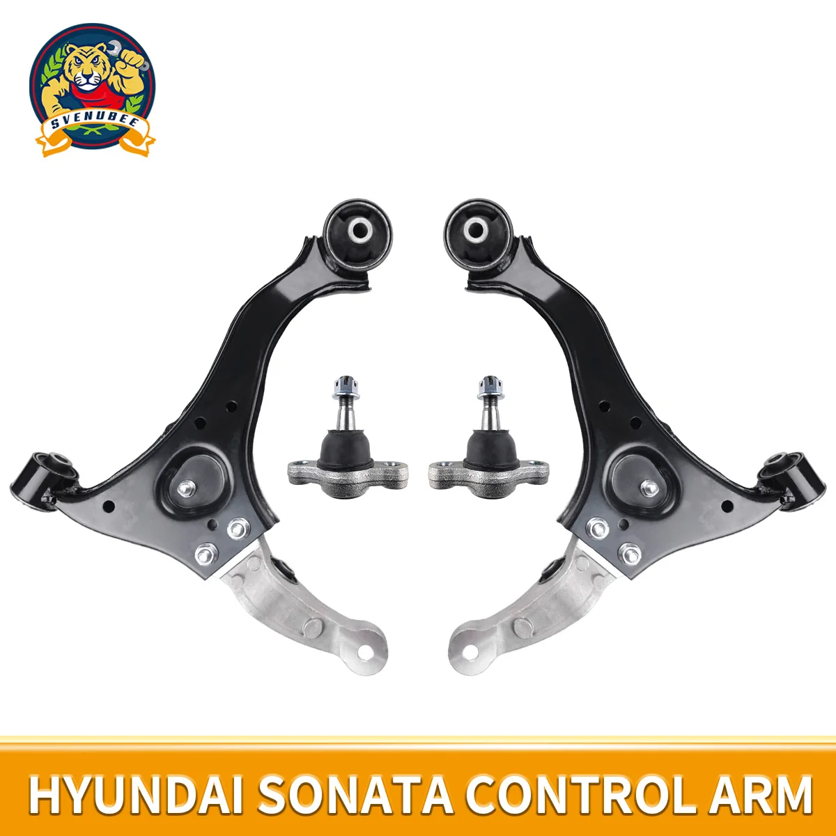 

Svenubee 4pcs Front Lower Control Arms with Ball Joints LH RH Suspension Set for Hyundai Sonata 2006 2007 2008 2009 2010