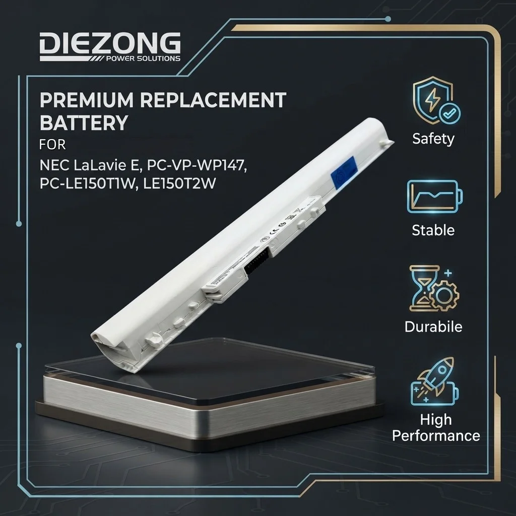 Rechargeable Laptop Replacement Battery for NEC LaVie E PC-VP-WP147 PC-LE150T1W LE150T2W Notebook Spare Parts