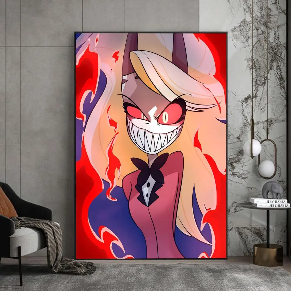 CDAXHOZ Hazbin Poster Décoration murale pour hôtel, salon, chambre à coucher, cuisine, bureau - 30 x 45 cm - Sans cadre CDAXHOZ Hazbin Poster Décoration murale pour hôtel, salon, chambre à coucher, cuisine, bureau - 30 x 45 cm - Sans cadre