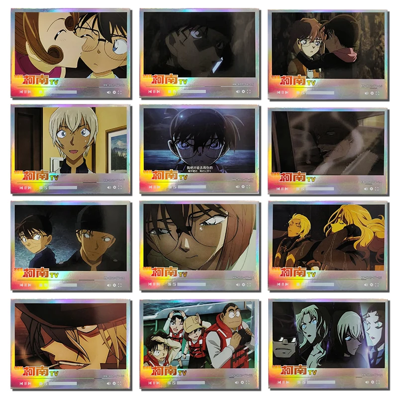 

New Detective Conan Tv Card Black Shadow Chapter Kudou Shinichi Mouri Kogorou Rachel Moore Collection Birthday Christmas Gifts