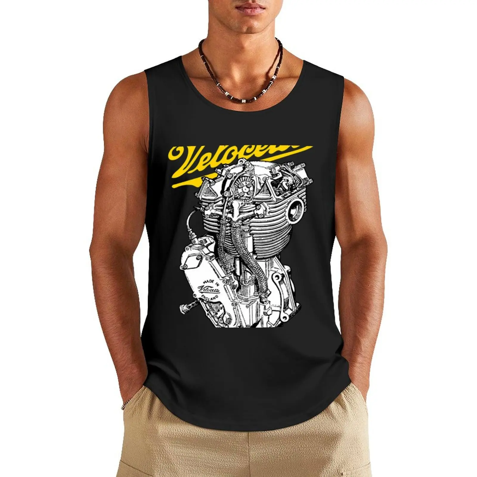 

British Motorcycle Engine - Velocette KTT350 Gift Halloween Day, Thanksgiving, Christmas Day Tank Top