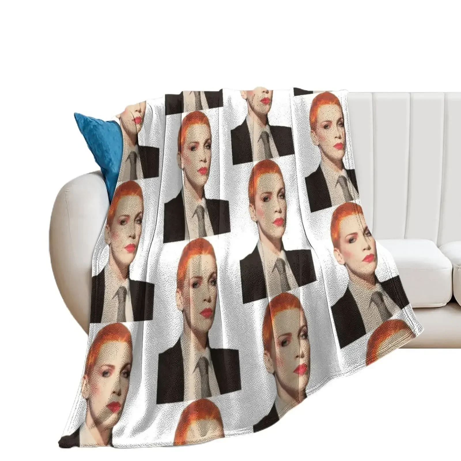 Annie Lennox Eurythmics Sweet Dreams Throw Blanket Flannels Blankets For Sofas Retros Travel Blankets