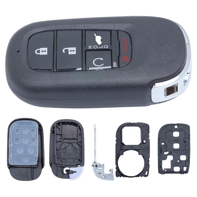 KEYECU 5 Buttons 433MHz 4A Chip for Honda HR-V CR-V Civic Pilot 2022 2023 Auto Smart Remote Control Key Fob FCC ID: KR5TP-4