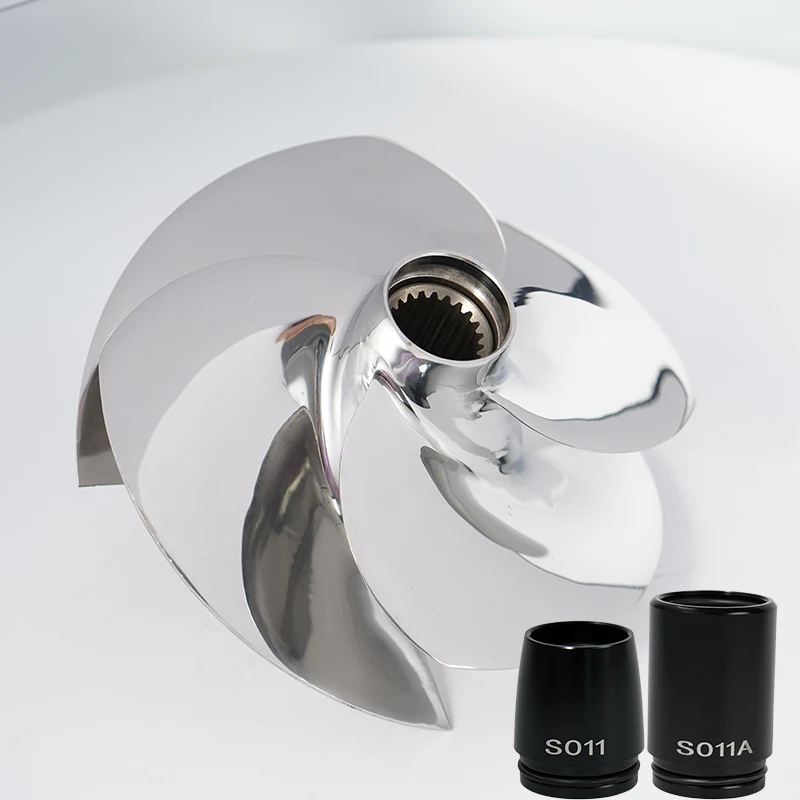 

Super Speed PWC 155.5mm Diameter 4-Blade Jet Ski Impeller Replace for Seadoo GTI 130/GTI SE 130&170/GTX 170/Wake 170