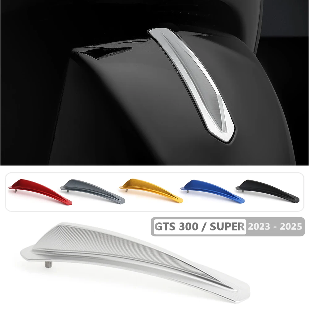 

For Vespa GTS 300 Super GTS300 2023-2025 Front Mudguard Nose Cap Trim Motorcycle Fender Decoration Crest Cover Accessories