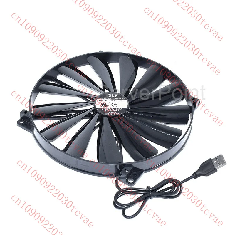 

Router Quiet TV Cat Cooling Laptop Dock Fan 5V 0.30A 600RPM A20020-07CA-2JN-F1
