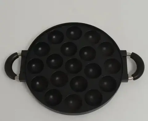 붙지 않는 아침 식사 철판, 4 홀 캐스트 다리미, 오믈렛 및 팬케이크에 적합, 주방 조리기구