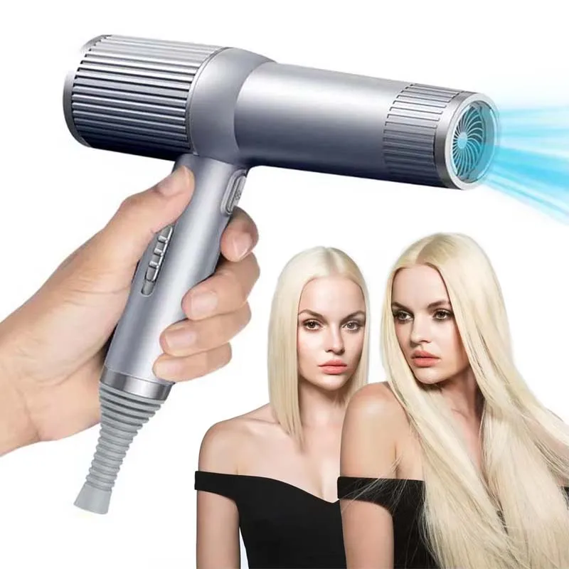

Professional Salon Hair Dryer Strong Wind Hot Cold Air Negative Ionic Hammer Blower for Hotels RVs Electric Power Diffuser