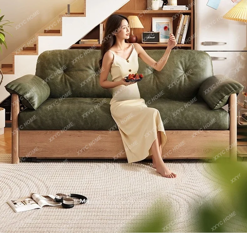 

Luxury Sofas Genuine Leather Apartment Convertible Bedrooms Sofas Comfortable Elegant Bases Y Marcos De Cama Furniture