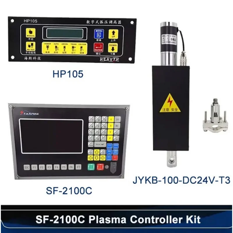 

Контроллер SF-2100C / F2100B, комплект 2-осевой системы + контроль высоты горелки THC HP105, JYKB - DC24V-lifter Cyclmotion Plasma