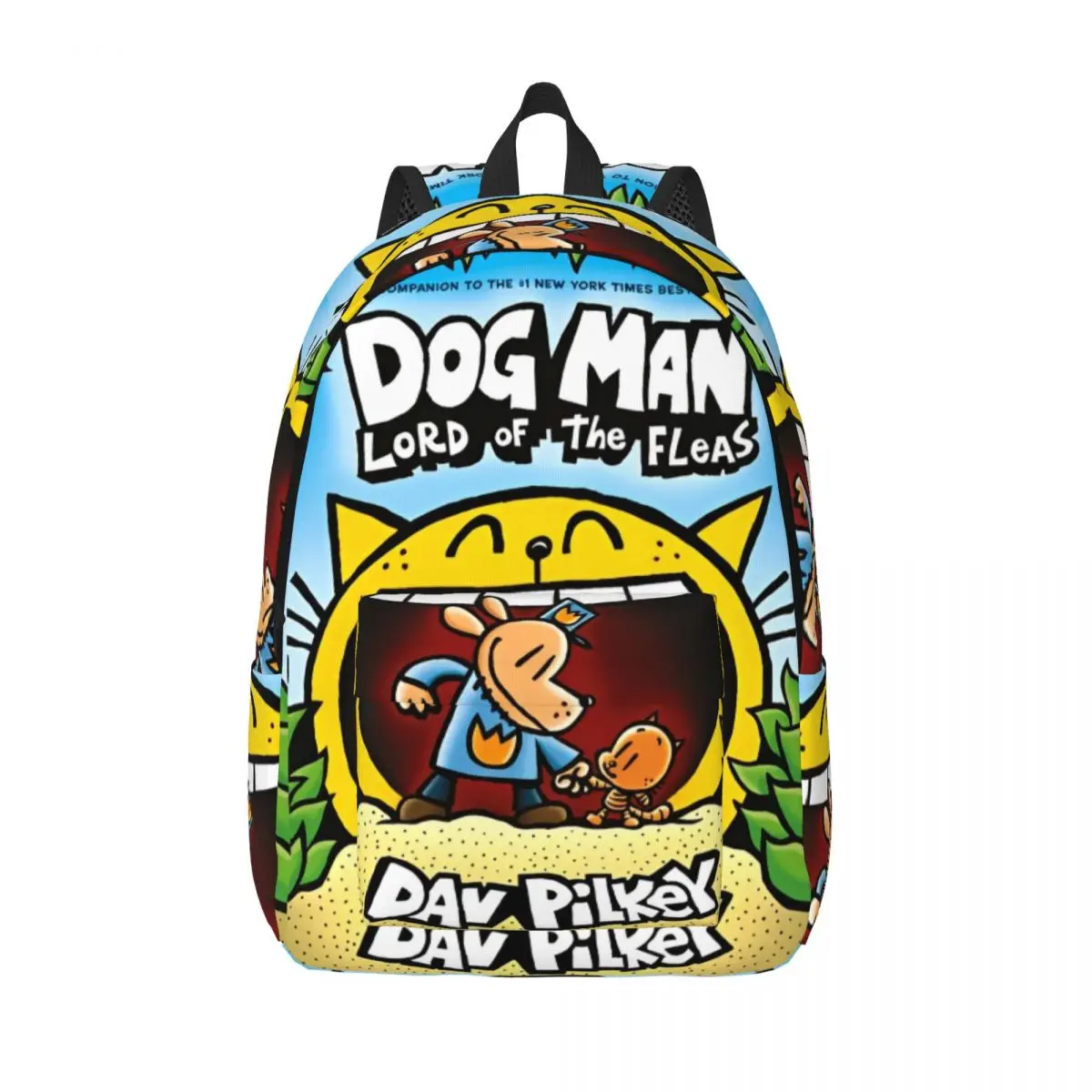 

Dogman Cute Cartoon Casual Backpack Outdoor Student Business Dog Man Movie Daypack for Men Women Laptop Computer Shoulder Bag