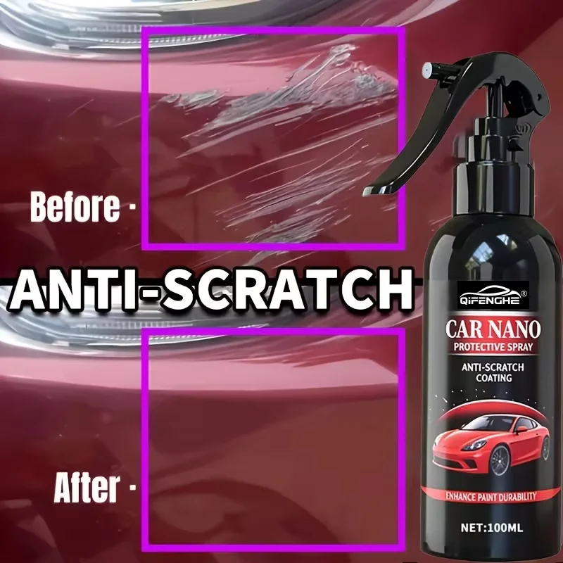 Auto Nano-Beschichtungsspray-Set, Kratzfestes Schutzmittel mit Mikrofasertuch, Hydrophobe Lackschutzschicht für Autoglanz & -schutz – Detail 5