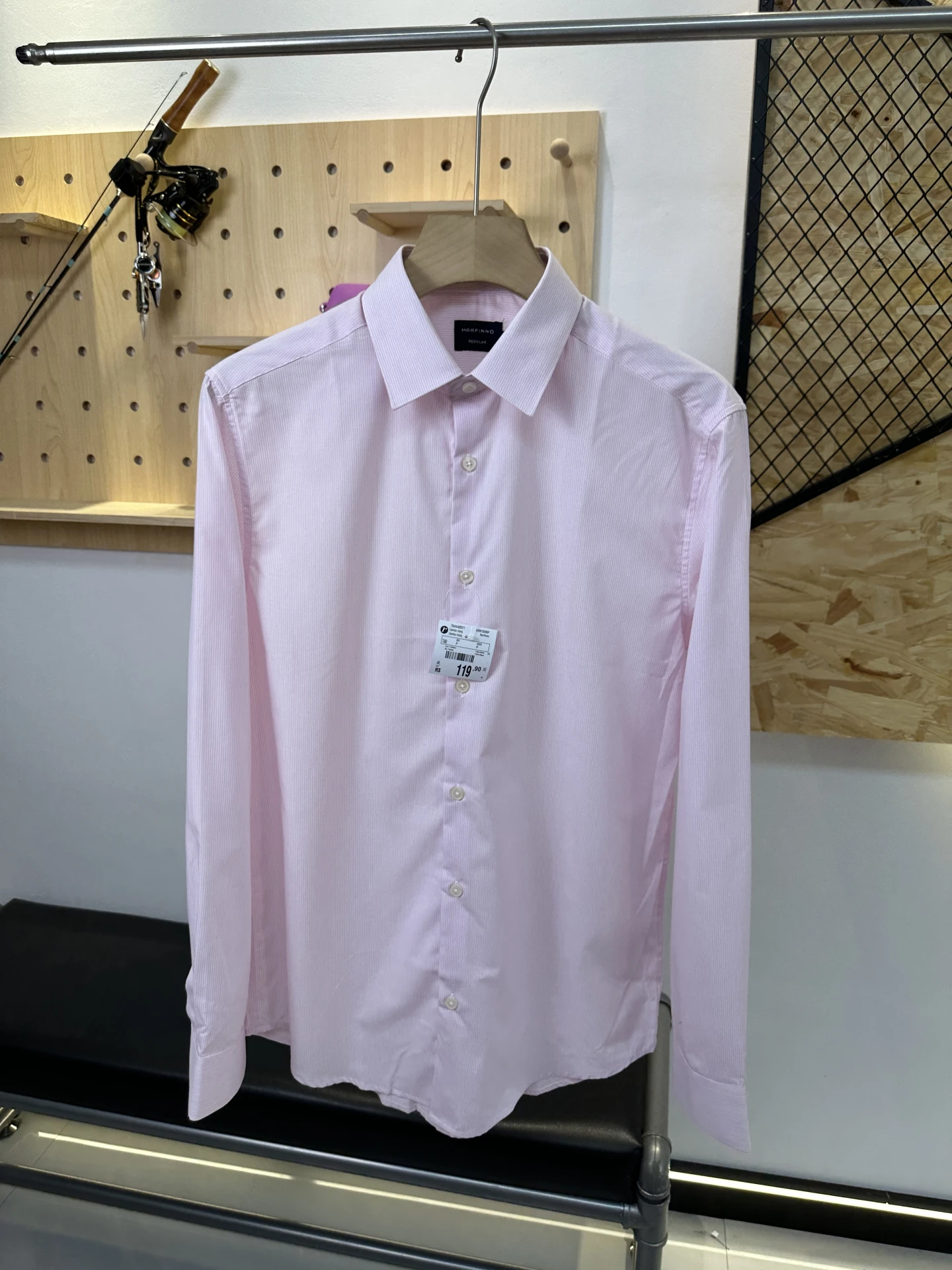 

Мужская деловая повседневная одежда Long Sve Cotton irt, дышащая, влажная, ng, в тонкую полоску, осень-зима, модная подставка