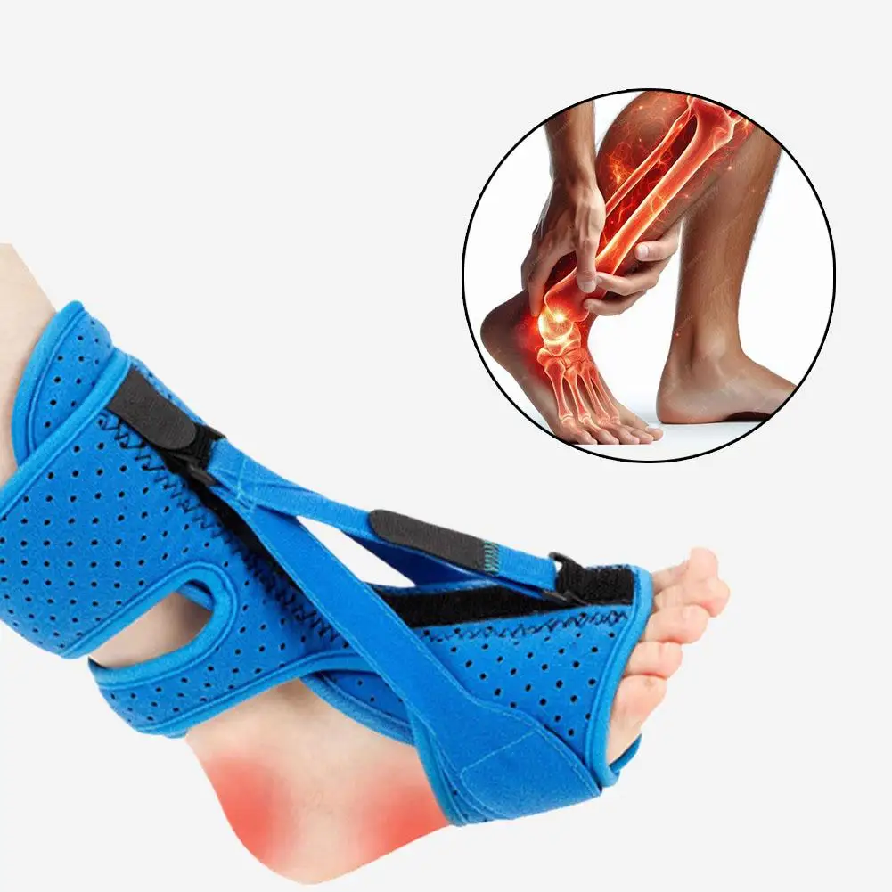 

1pcs Drop Foot Brace for Walking Stretching Plantar Arch Compression Adjustable Ankle Foot Orthosis Brace Support W5G4