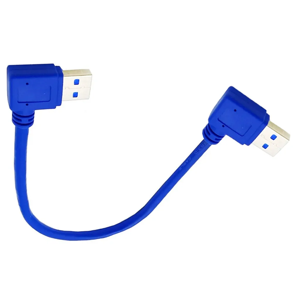 90 Degree Right /Left angle USB 3.0 USB3.0 A Type Male to Right /Left A Type Male Data Cable extension Cable 30cm 5Gbps