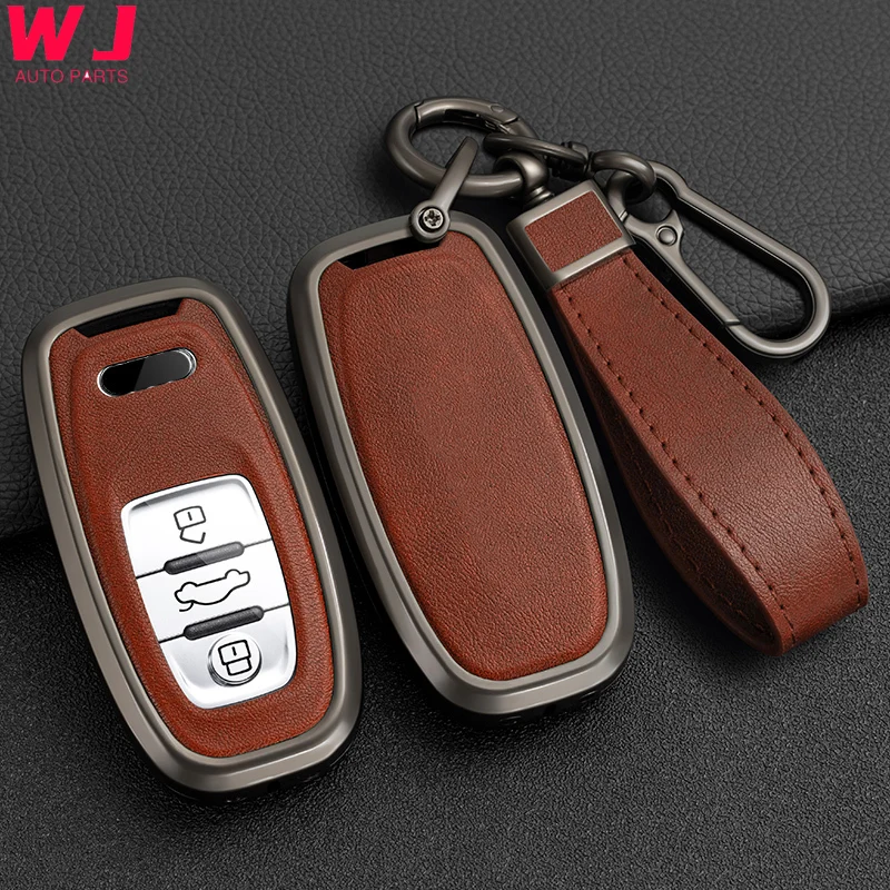 

Car Key Case Cover For Audi A1 A3 8V A4 B8 B9 A5 A6 C7 A7 A8 Q3 Q5 Q7 S4 S6 S7 S8 R8 TT Shell Fob Keychain Accessories