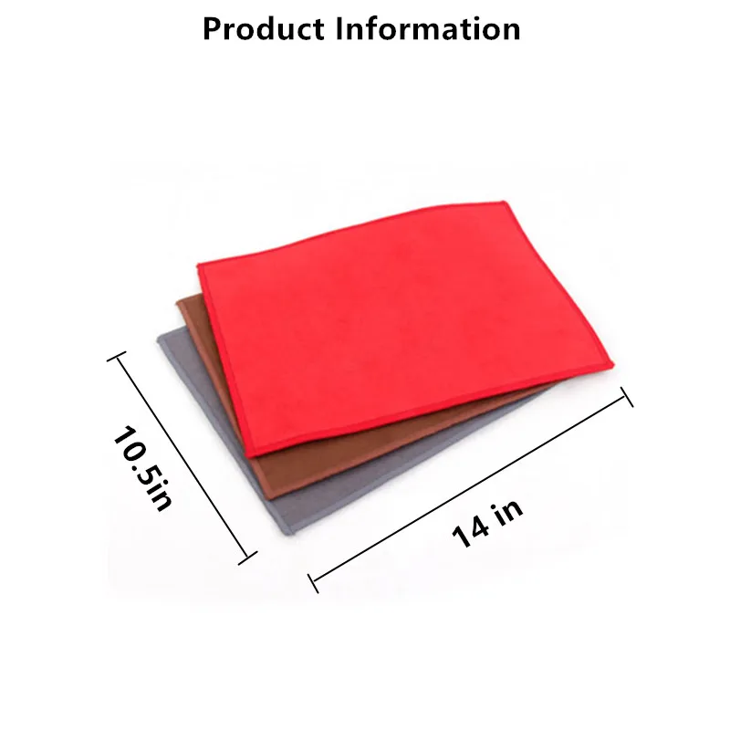 For Tesla Model 3 Model S Model X Model Y Model P100D Red Car Interoior Cleaning Towel Microfiber Strong Water Absorbent