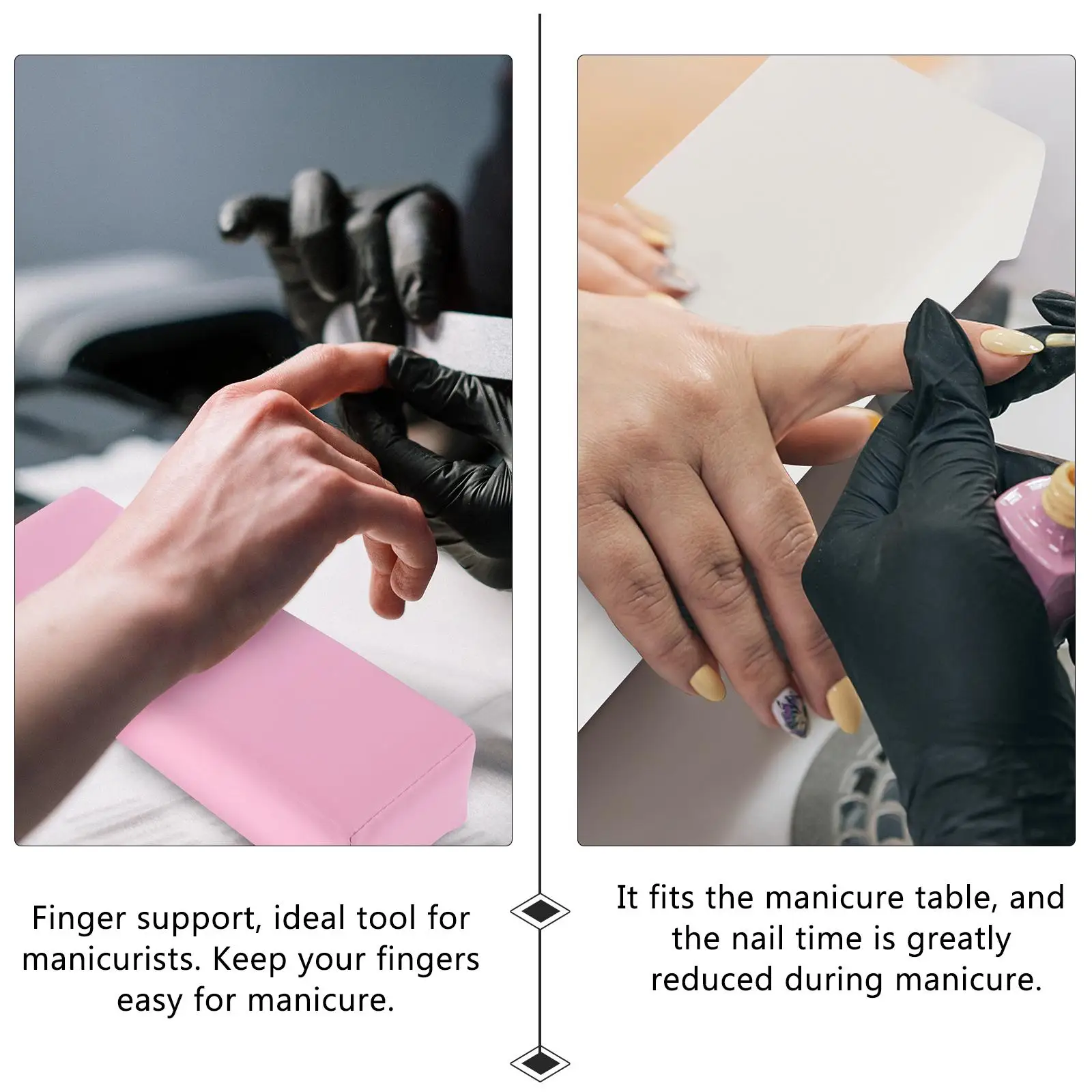 2 個ネイルハンドパッドプレミアム素材レスト枕スポンジ快適な治療マニキュア家庭用クッション